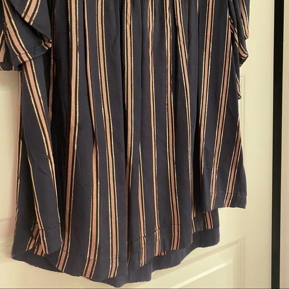 Anthropologie Cameron tie sleeve top sz M - Picture 7 of 8